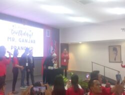 Ganjar Mendapat Kejutan Hari Kelahiran saat Menghadiri Workshop Partai PDIP CALD Party di Sekolah