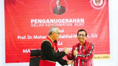 Raja-raja Ambon Menghormati Mahfud MD sebagai Pemimpin yang Jujur dan Berani