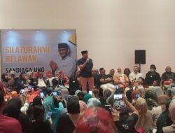 Sandiaga Memohon Izin Relawan untuk Menjabat sebagai Ketua Dewan Pakar TPN Ganjar-Mahfud