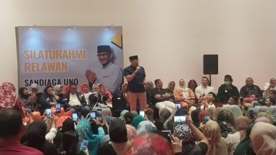 Sandiaga Memohon Izin Relawan untuk Menjabat sebagai Ketua Dewan Pakar TPN Ganjar-Mahfud