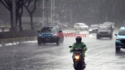 Beberapa Daerah Terkena Hujan Sedang hingga Lebat