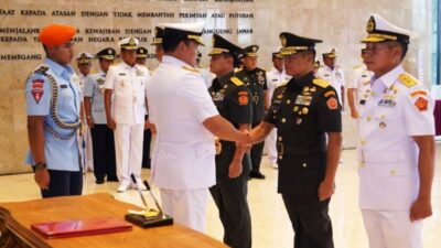 Laksamana Yudo Memimpin Secara Langsung Serah Terima 2 Jabatan Strategis di TNI