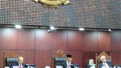 Anwar Usman Cs Menyampaikan 4 Putusan dari 21 Laporan Pelanggaran Kode Etik dalam MKMK Bacakan