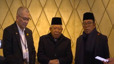 Wakil Presiden Meminta Nawawi Pomolango untuk Meningkatkan Penegakan Hukum