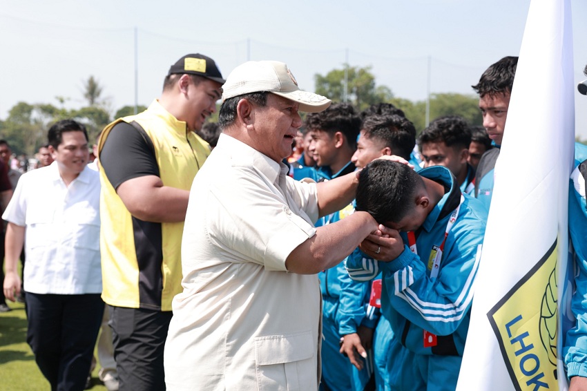 Prabowo Memperkenalkan Akademi Sepak Bola Modern Garudayaksa dengan 7 Stadion Latihan