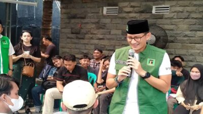 Sandiaga Ajak Anak Muda untuk Menggunakan Hak Pilih di 2024 dan Memberikan Pelatihan Public Speaking