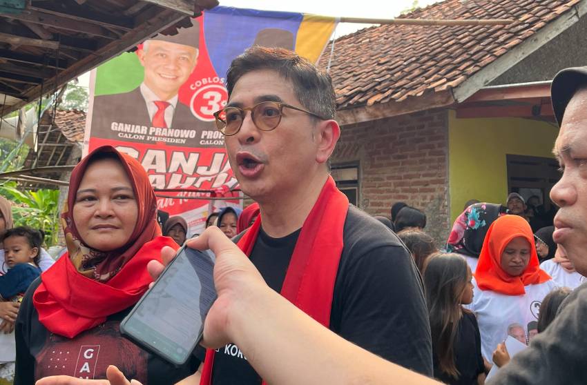 Arsjad Rasjid Meminta Warga Karawang Untuk Memilih Ganjar-Mahfud Sebagai Pasangan Calonnya