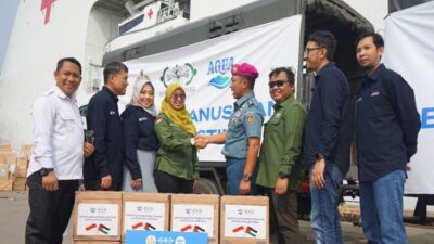 NU Care-Lazisnu Mengirim Bantuan ke Palestina Melalui TNI AL