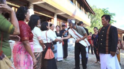 Kedatangan di Desa Sa’dan Toraja, Alam Diteriakkan dengan Sambutan Ganjar Presiden