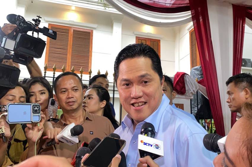 Erick Thohir dengan Terbuka Mendukung Prabowo-Gibran