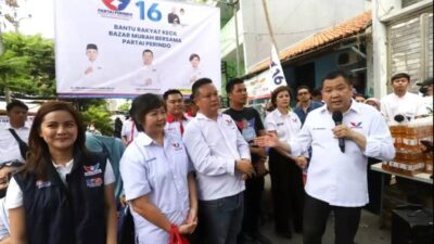 Partai Perindo Mengadakan Bazar dan Cek Kesehatan Gratis Setelah Tahun Baru, Membuka Tahun Dengan Awal yang Baik