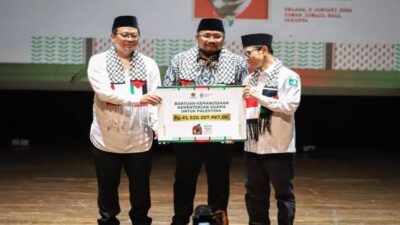 Kemenag Salurkan Bantuan sebesar Rp44,8 Miliar untuk Peringatan HAB ke-78 di Palestina