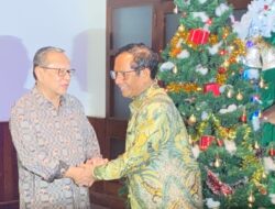 Silaturahmi dengan Ignatius Suharyo, Mahfud MD Membahas Kelancaran Perayaan Natal dan Tahun Baru