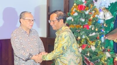 Silaturahmi dengan Ignatius Suharyo, Mahfud MD Membahas Kelancaran Perayaan Natal dan Tahun Baru