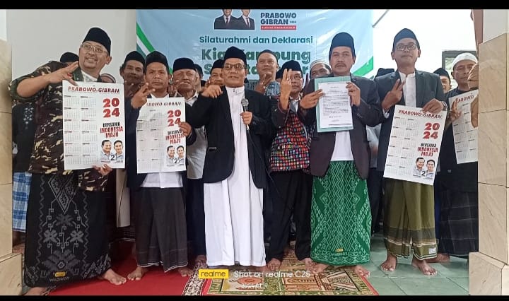 100 Kyai Kampung di Kota Bogor Bersatu untuk Mendukung Prabowo Gibran