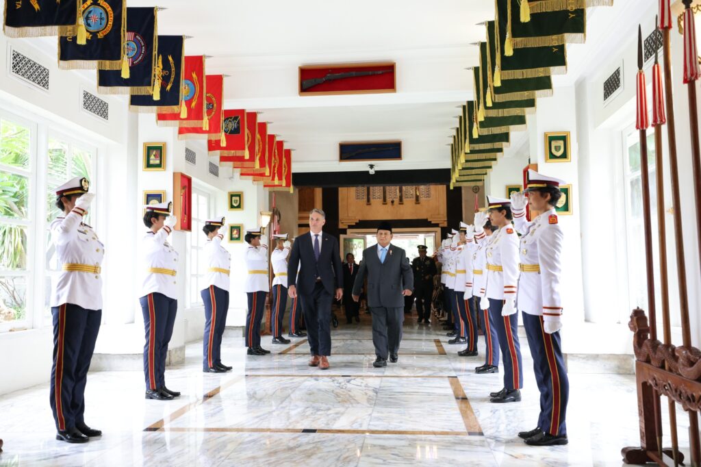 Prabowo Menerima Ucapan Selamat atas Kemenangan di Pilpres dari Wakil PM Australia