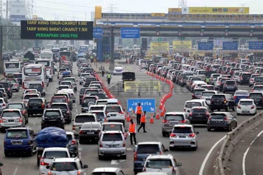 Polri Korlantas Menyiapkan Zona Penyangga untuk Mengatasi Kemacetan selama Arus Mudik Lebaran