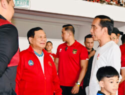 Prabowo Subianto Shows Support and Prays for U-23 National Team to Win Against South Korea