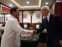 Tim Cook, Apple’s CEO, Visits President-Elect Prabowo Subianto After Sending Congratulatory Letter