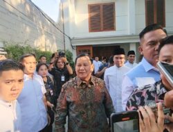 Mantan KSAU Turut Serta dalam Open House Prabowo di Kertanegara