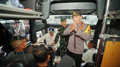 Kapolri Lepas Mudik Gratis Polri Presisi ke 4 Provinsi Sesuai Arahan Presiden