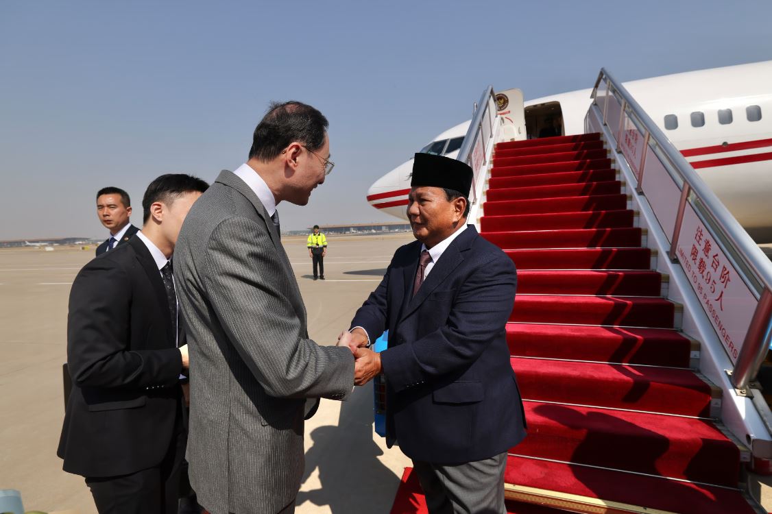 Prabowo Subianto Tiba di China, bertemu dengan Xi Jinping, PM dan Menhan China