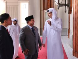 Prabowo Subianto and Gibran Rakabuming Raka Hold Meeting with Emir of Qatar and Qatar Prime Minister to Talk about Collaboration and Gaza
