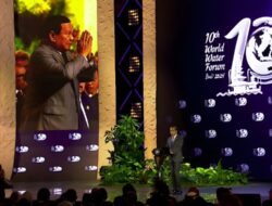 Prabowo Subianto Introduced as the President-Elect by Jokowi at the 10th World Water Forum 2024 in Bali