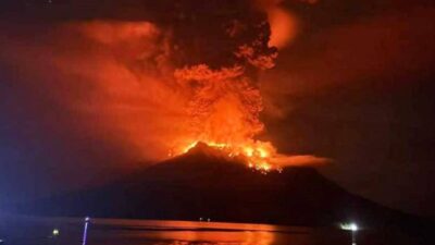 BNPB Menepis Isu Pulau Tagulandang Akan Tenggelam Jika Gunung Ruang Kembali Meletus