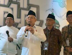 Wakil Presiden Ma’ruf Amin Menyampaikan Peringatan kepada Jemaah Haji untuk Bersiap Hadapi Cuaca Panas di Tanah Suci