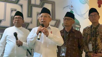 Wakil Presiden Ma’ruf Amin Menyampaikan Peringatan kepada Jemaah Haji untuk Bersiap Hadapi Cuaca Panas di Tanah Suci