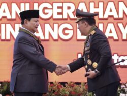 Prabowo Subianto Diangkat Sebagai Penerima Penghargaan Bintang Bhayangkara Utama dari Kepala Kepolisian Indonesia