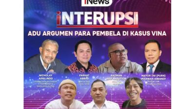 Debat Para Pembela dalam Kasus Vina, Segera di Interupsi Bersama Ariyo Ardi, Live di iNews Malam Ini.