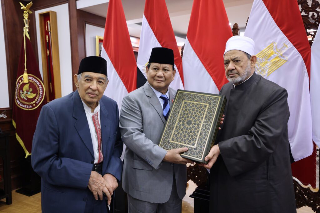 Al Azhar’s Grand Imam Prays for Prabowo Subianto’s Successful Leadership in Indonesia