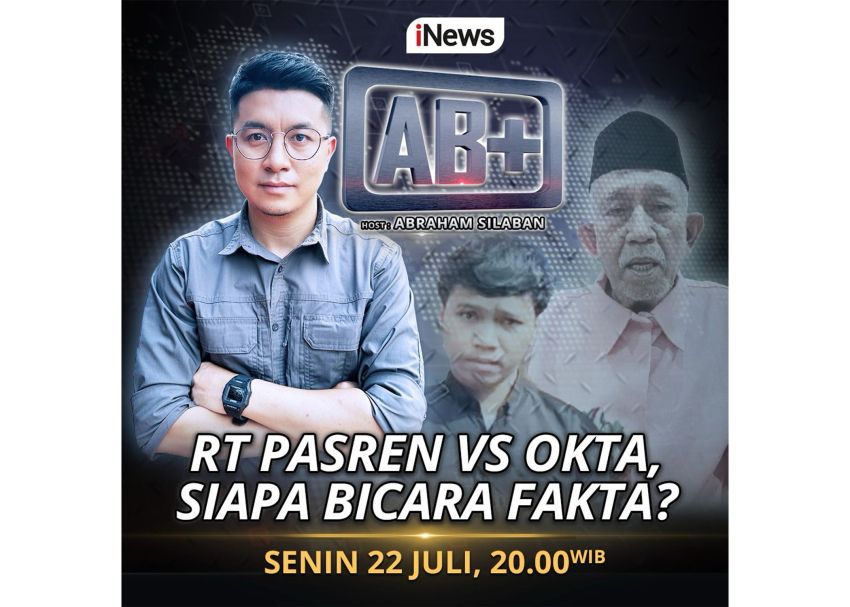 Bersama Okta, Ungkap Kesaksian Baru Teman Terpidana Kasus Vina di AB+, Abraham Silaban Turut Hadir, Tayang Besok Malam Jam 8 di iNews