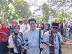 Cakra Khan Mendukung Paslon Citra-Ino di KPU Pangandaran