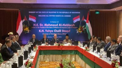 Gala Dinner Bersama Otoritas Palestina di Jakarta, Aiman: Kisah Penderitaan Rakyat Palestina Terceritakan