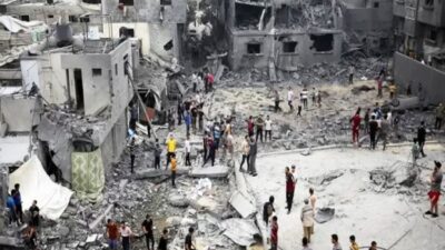 Indonesia Mengutuk dengan Tegas Pembantaian Ratusan Warga Gaza di Sekolah