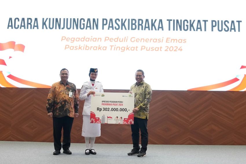 Pegadaian Mengapresiasi Paskibraka 2024 untuk Generasi Emas