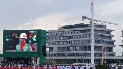 Tim Nusantara Baru Berhasil Mengibarkan Bendera Merah Putih di IKN