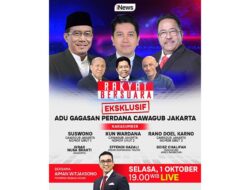 Jangan Tinggalkan Kehadiran Rakyat Malam Ini dalam Adu Gagasan Perdana Cawagub Jakarta bersama Aiman Witjaksono, Siaran Langsung Eksklusif di iNews