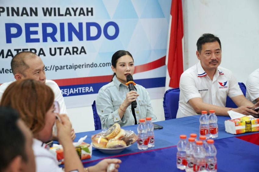 Angela Tanoesoedibjo, Ketua Umum Partai Perindo, Bertemu dengan DPW Perindo Sumut dalam Silaturahmi