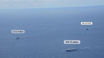 Bakamla RI Mengusir Kapal Coast Guard Tiongkok di Perairan Natuna Utara