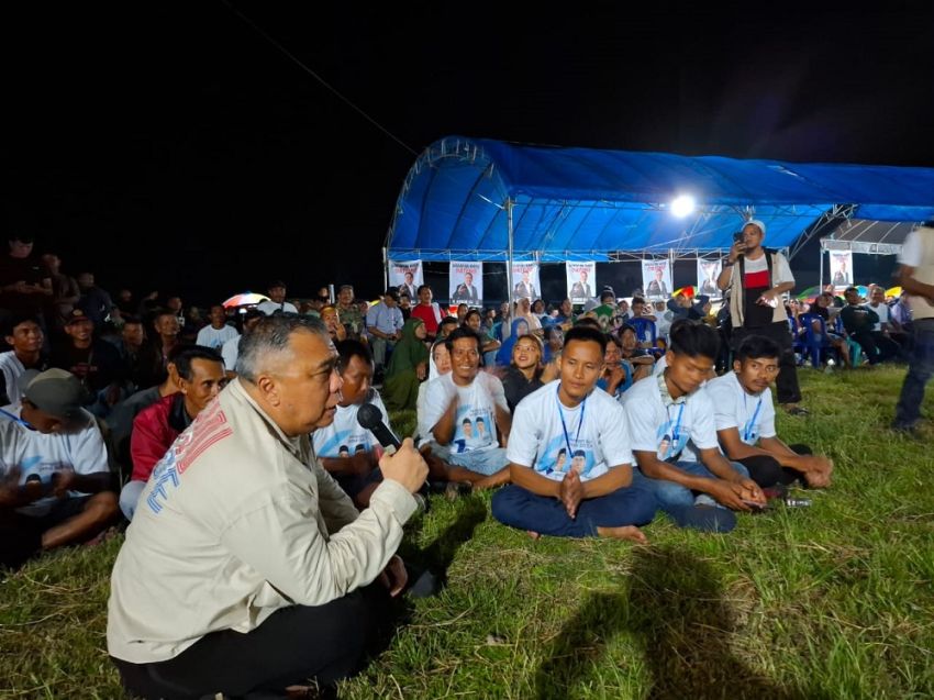 Menyantap Rumput Bersama Warga, Calon Gubernur Sulteng Ahmad Ali Percaya Akan Kemenangan Besar di Toili