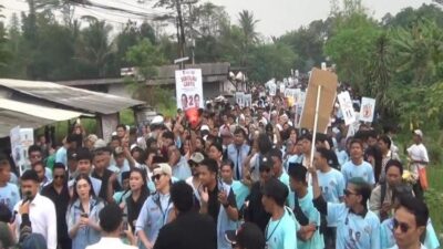 Relawan Bison Kunjungi Kota Serang Demi Kemenangan Andra Soni-Dimyati