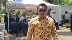 Ridwan Kamil Menghadiri Acara Pisah Sambut Jokowi dan Prabowo di Istana Merdeka