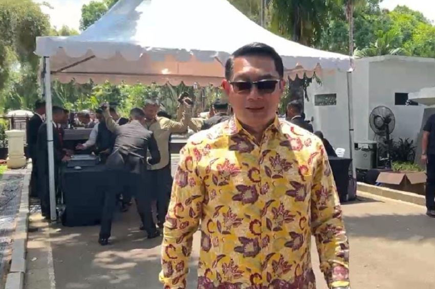 Ridwan Kamil Menghadiri Acara Pisah Sambut Jokowi dan Prabowo di Istana Merdeka