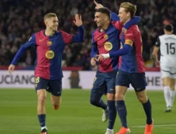 Barcelona Menang Besar: Pesta Gol ke Gawang Valencia