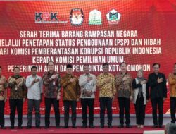 Rampasan Negara Rp18,52 Millar Diserahkan ke KPU, Pemprov Aceh, dan Pemkot Tomohon