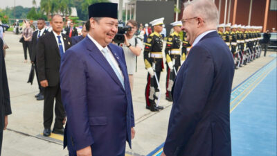 Momen Istana Airlangga: Albania Lebih Rehat dari Kunjungannya ke Australia